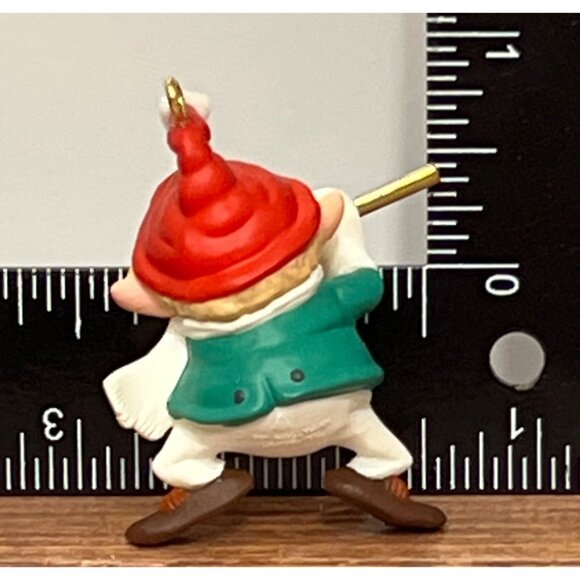 1991 HALLMARK KEEPSAKE ORNAMENT QX437-9 HARK IT'S HERALD FIFE - Picture 5 of 6